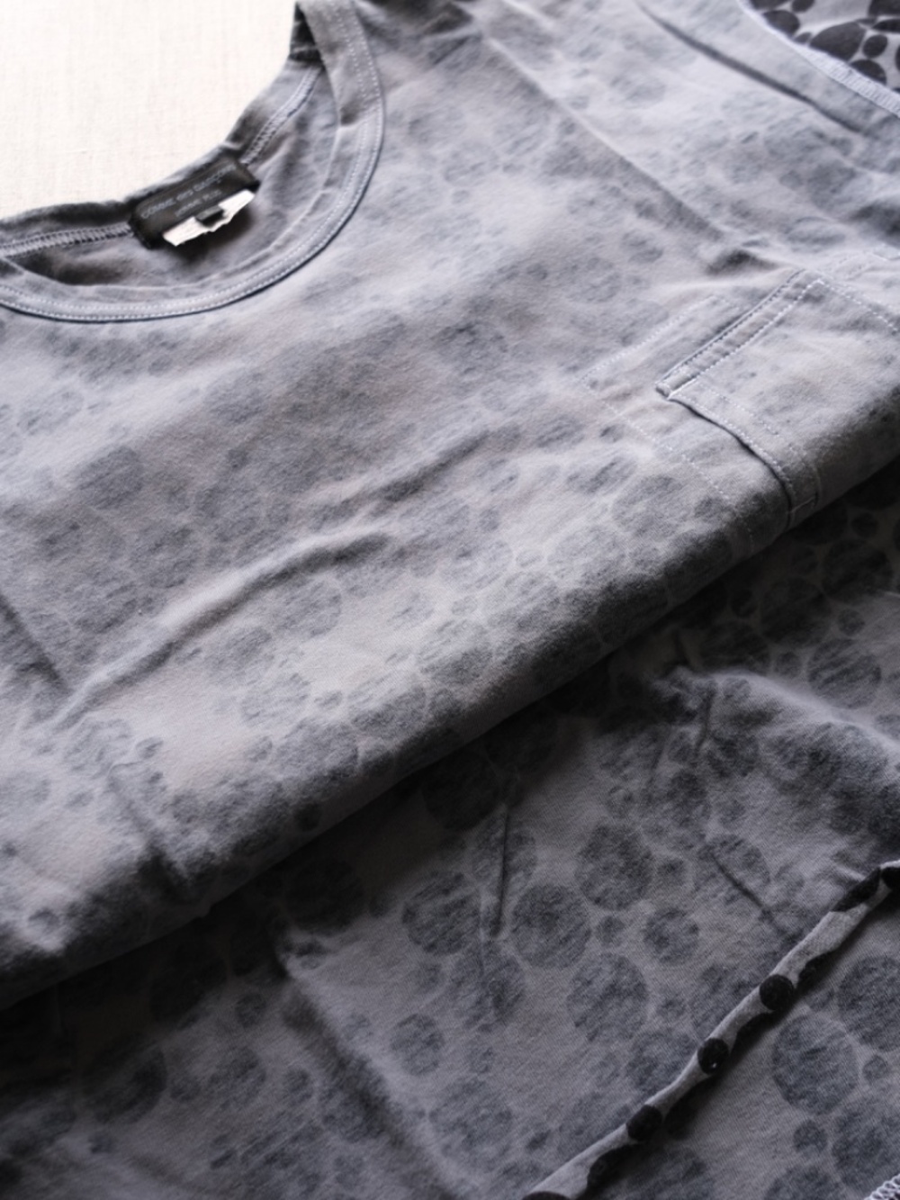 Comme des Garçons - SS09-Runway Cotton Dot Print Cut & Sewn Shirt - Picture 2 of 15